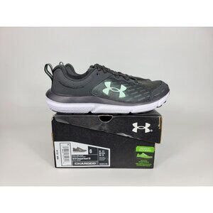 Under Armour Charged Assert 10 Shoes Sneakers Womens Size 6 Gray 3026179-103